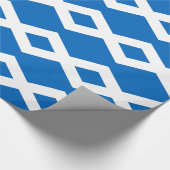 ラッピング紙とスコットランド国旗,英国 ラッピングペーパー (角)