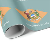 ラッピング紙とデラウェア州旗 ラッピングペーパー (ロールコーナー)