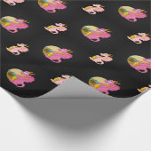 ラッピング紙とドラゴン漫画 ラッピングペーパー (角)