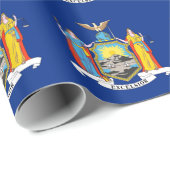 ラッピング紙とニューヨーク州旗 ラッピングペーパー (ロールコーナー)