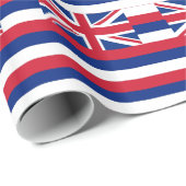 ラッピング紙とハワイ州旗 ラッピングペーパー (ロールコーナー)