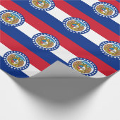 ラッピング紙とミズーリ州旗 ラッピングペーパー (角)