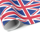 ラッピング紙と王国統一された国旗 ラッピングペーパー (ロールコーナー)