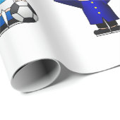 ラッピング紙のスポーツキャラクター。 ラッピングペーパー (ロールコーナー)