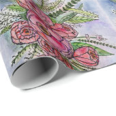 ラッピング紙のバラデザインの輝き ラッピングペーパー (ロールコーナー)