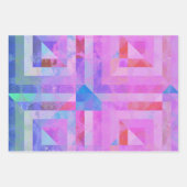 ラッピング紙のホットピンク混合メディアセット ラッピングペーパーシート (正面2)