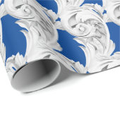 ラッピング紙の上転がに大理石のテンドリル ラッピングペーパー (ロールコーナー)