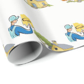 ラッピング紙の画家 ラッピングペーパー (ロールコーナー)