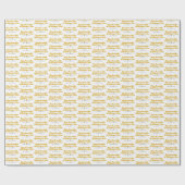 ラッピング紙の針から辛いマスタード ラッピングペーパー (フラット)