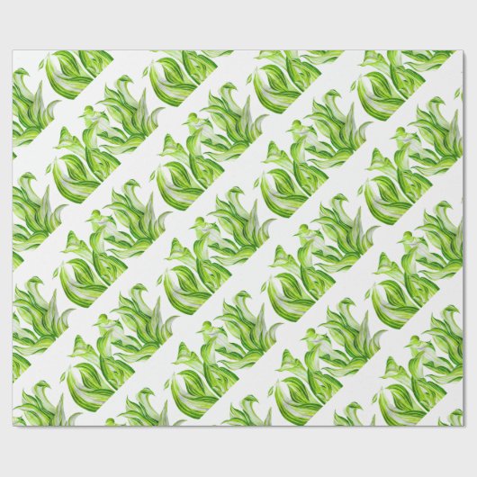 ラッピング紙の「Hosta with the Mosta」 ラッピングペーパー (フラット)