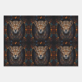 ラッピング紙はモザイクのチーズを備えている ラッピングペーパーシート (正面)