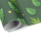 ラッピング紙を緑離れの ラッピングペーパー (ロールコーナー)