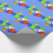 ラッピング紙カラフル – バブル ラッピングペーパー (角)