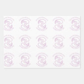 ラッピング紙クラフトと愛 ラッピングペーパーシート (正面2)