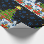 ラッピング紙クリスマス ラッピングペーパー (角)