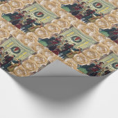 ラッピング紙クリスマス ラッピングペーパー (角)