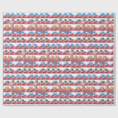 ラッピング紙クリスマス ラッピングペーパー (フラット)