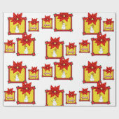 ラッピング紙クリスマス ラッピングペーパー (フラット)