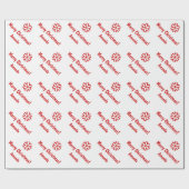 ラッピング紙クリスマス 名前パーソナライズされた| ラッピングペーパー (フラット)