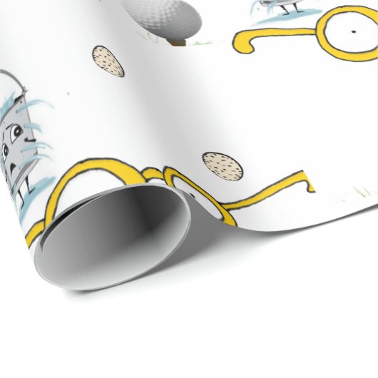 ラッピング紙ゴルファー ラッピングペーパー (ロールコーナー)