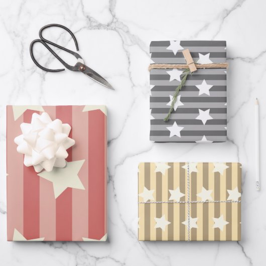 ラッピング紙シートアメリカンラスティックスタイル ラッピングペーパーシート (正面)