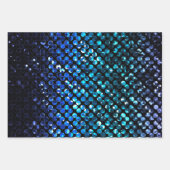 ラッピング紙シートセット結晶きらきら光る層 ラッピングペーパーシート (正面)