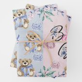 ラッピング紙シートセット3性別リビール、B/G ラッピングペーパーシート (インサイチュ)