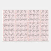 ラッピング紙シートセット3 ラッピングペーパーシート (正面3)