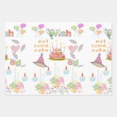 ラッピング紙シートハッピーバースデーウィッシュ ラッピングペーパーシート (正面)