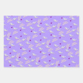 ラッピング紙シートハッピーバースデーユニコーン ラッピングペーパーシート (正面)