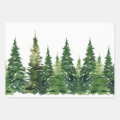 ラッピング紙シート – 水彩林 ラッピングペーパーシート (正面2)