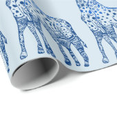 ラッピング紙ジラフェススケッチ ラッピングペーパー (ロールコーナー)