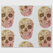 ラッピング紙スカルバラ ラッピングペーパー (フラット)