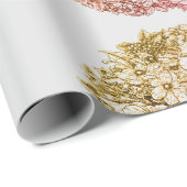 ラッピング紙スカルバラ ラッピングペーパー (ロールコーナー)