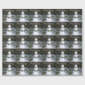 ラッピング紙スノースレディーススカーフ ラッピングペーパー (フラット)