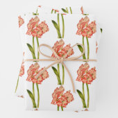 ラッピング紙セットにキャンディーケーンリリー ラッピングペーパーシート (インサイチュ)