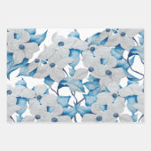 ラッピング紙セットのハナミズキ ラッピングペーパーシート (正面3)