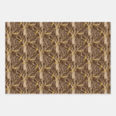 ラッピング紙セットの晩秋 ラッピングペーパーシート (正面3)