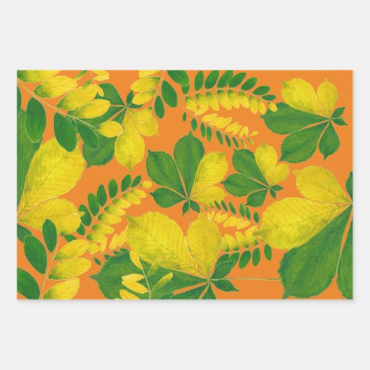 ラッピング紙セットの'Rann De Basanti' ラッピングペーパーシート (正面)