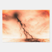 ラッピング紙セット3夜空と照明 ラッピングペーパーシート (正面2)