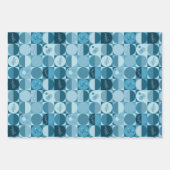 ラッピング紙セット3枚抽象デザイン ラッピングペーパーシート (正面2)