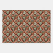 ラッピング紙セット3枚 ラッピングペーパーシート (正面)