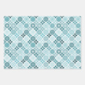 ラッピング紙セット3枚bohoスタイルデザイン ラッピングペーパーシート (正面2)