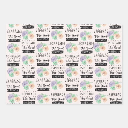 ラッピング紙セット3 ラッピングペーパーシート (正面3)