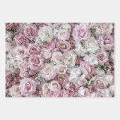 ラッピング紙セット – ビクトリアンバラコラージュ ラッピングペーパーシート (正面)