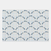 ラッピング紙セット – ブルーマリンズ ラッピングペーパーシート (正面)