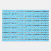 ラッピング紙セット – 魚釣りボールとルアー ラッピングペーパーシート (正面3)