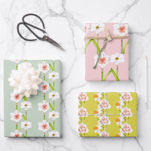 ラッピング紙セット(B) ラッピングペーパーシート (正面)