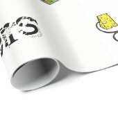 ラッピング紙チーシー赤いハートハッピーバースデー ラッピングペーパー (ロールコーナー)