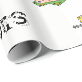 ラッピング紙チーズムージーハートハッピーバースデー ラッピングペーパー (ロールコーナー)